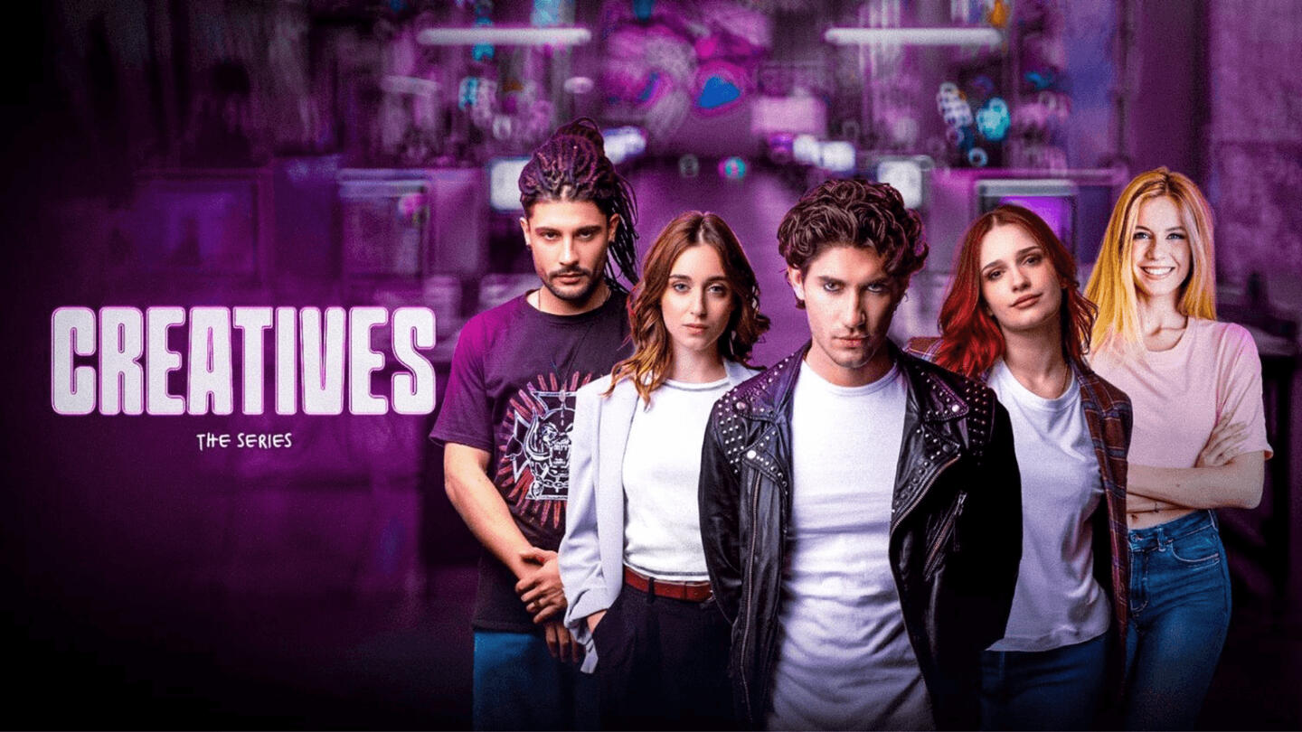 Creatives The Series — Official Poster | Seven Stars — Jessica Evelyn Rodrigues de Lima Official poster for the TV series 'Creatives', featuring the main cast members with the show logo on the left.